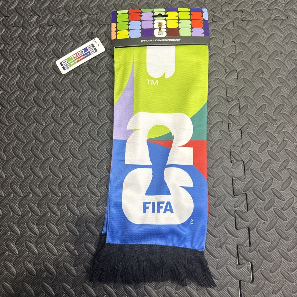 FIFA Officially Licensed Soccer Scarf Blue w/ White & Red Team USA